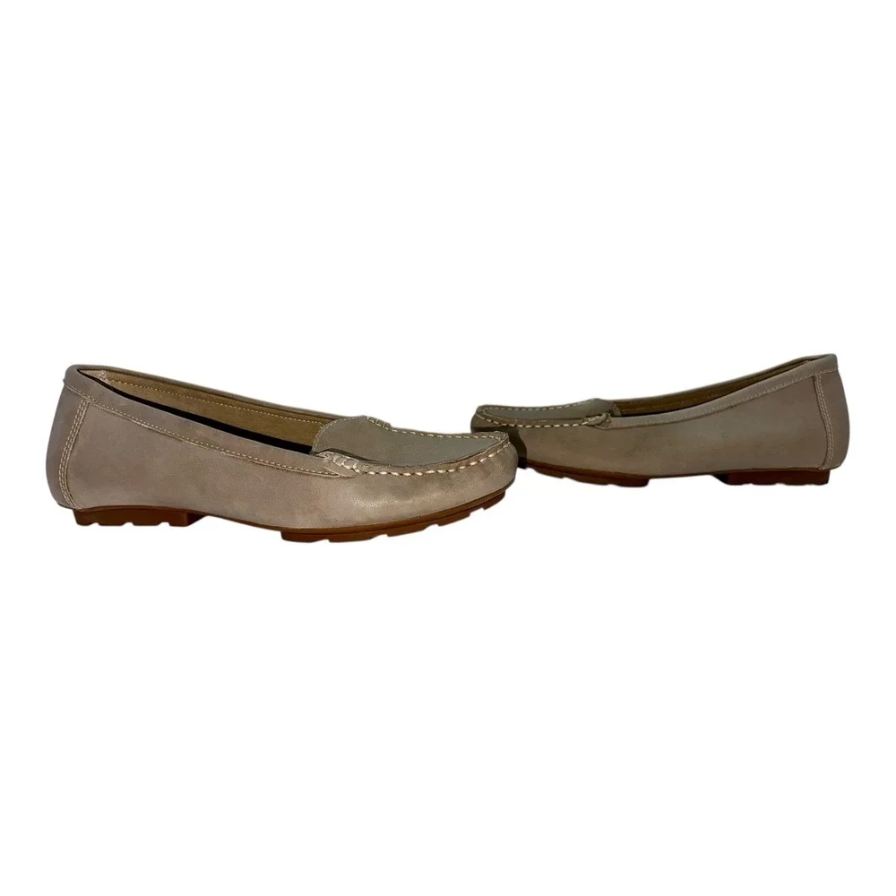 BLONDO Dale Women's Leather Flats Shoes Driving Loafers US 9M Waterproof Comfort